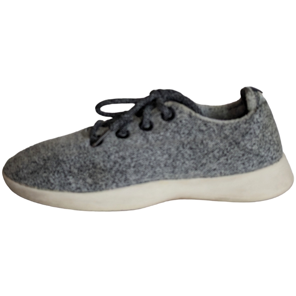 Allbirds Heathered Grey Wool Sneakers Size 9 - Picture 2 of 11